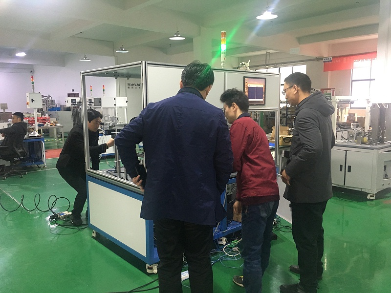 墊片全檢機現場驗收