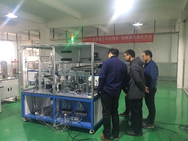 墊片全檢機現場驗收—無錫挪亞方舟智能裝備