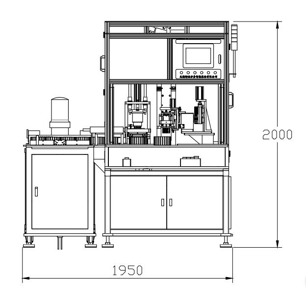 行星輪滾針裝配設備設計圖