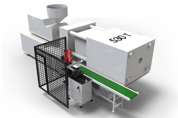 機器人注塑機鑲嵌取件方案